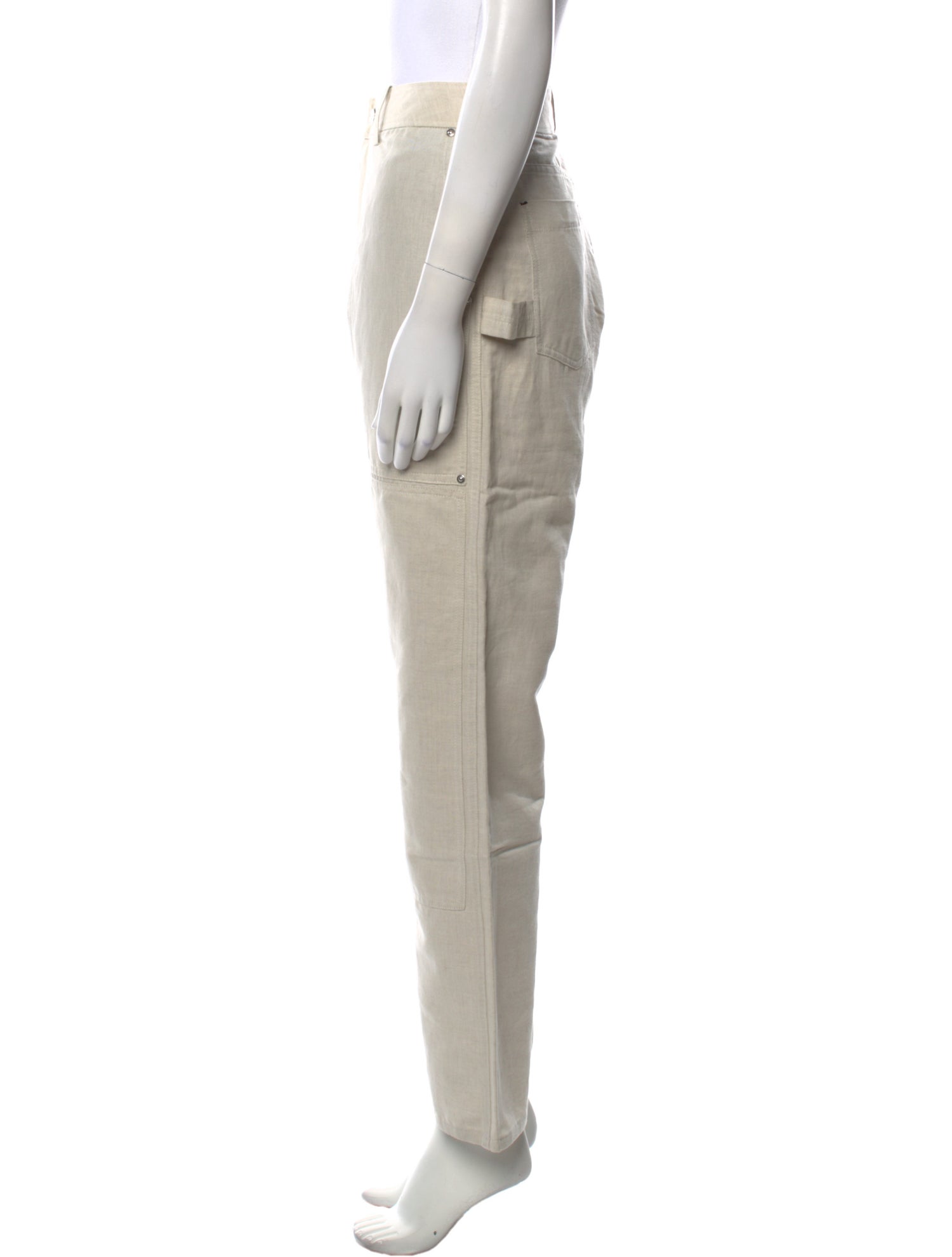 Helmut Lang Linen Wide Leg Pants